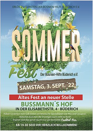 Flyer Sommerfest Flyer Sommerfest