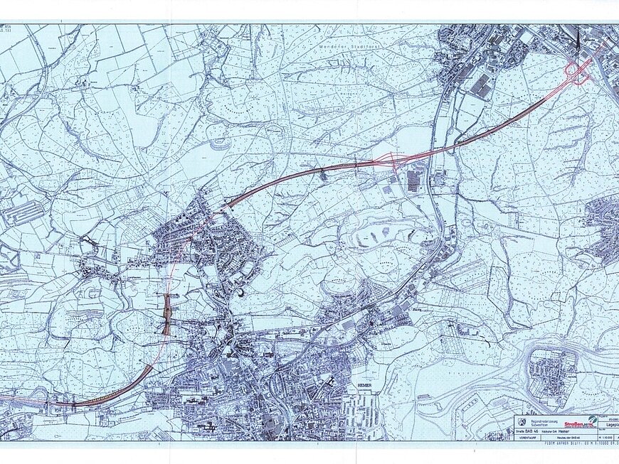 Trassenführung laut Straßen NRW Trassenführung laut Straßen NRW